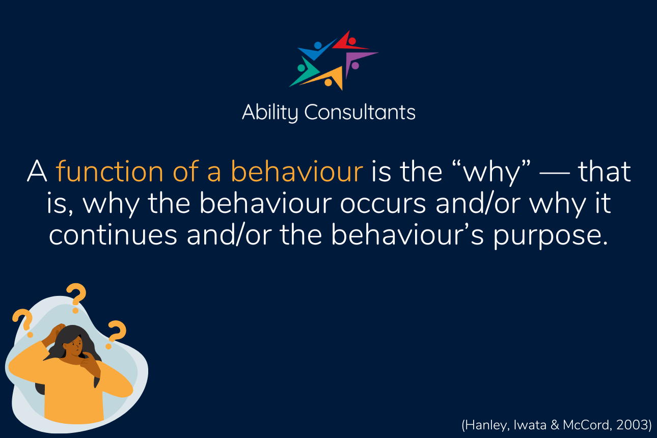 Article function of behaviour definition