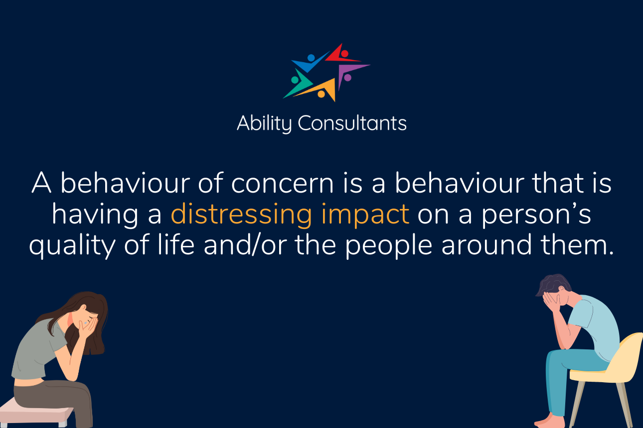 Article function of behaviour of concern