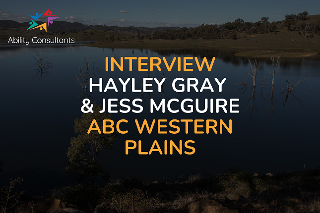 ABC Western Plains: Jess and Hayley discuss Positive Behaviour Support in Central West NSW